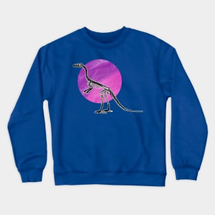 Dinosaur Skeleton in Space Crewneck Sweatshirt